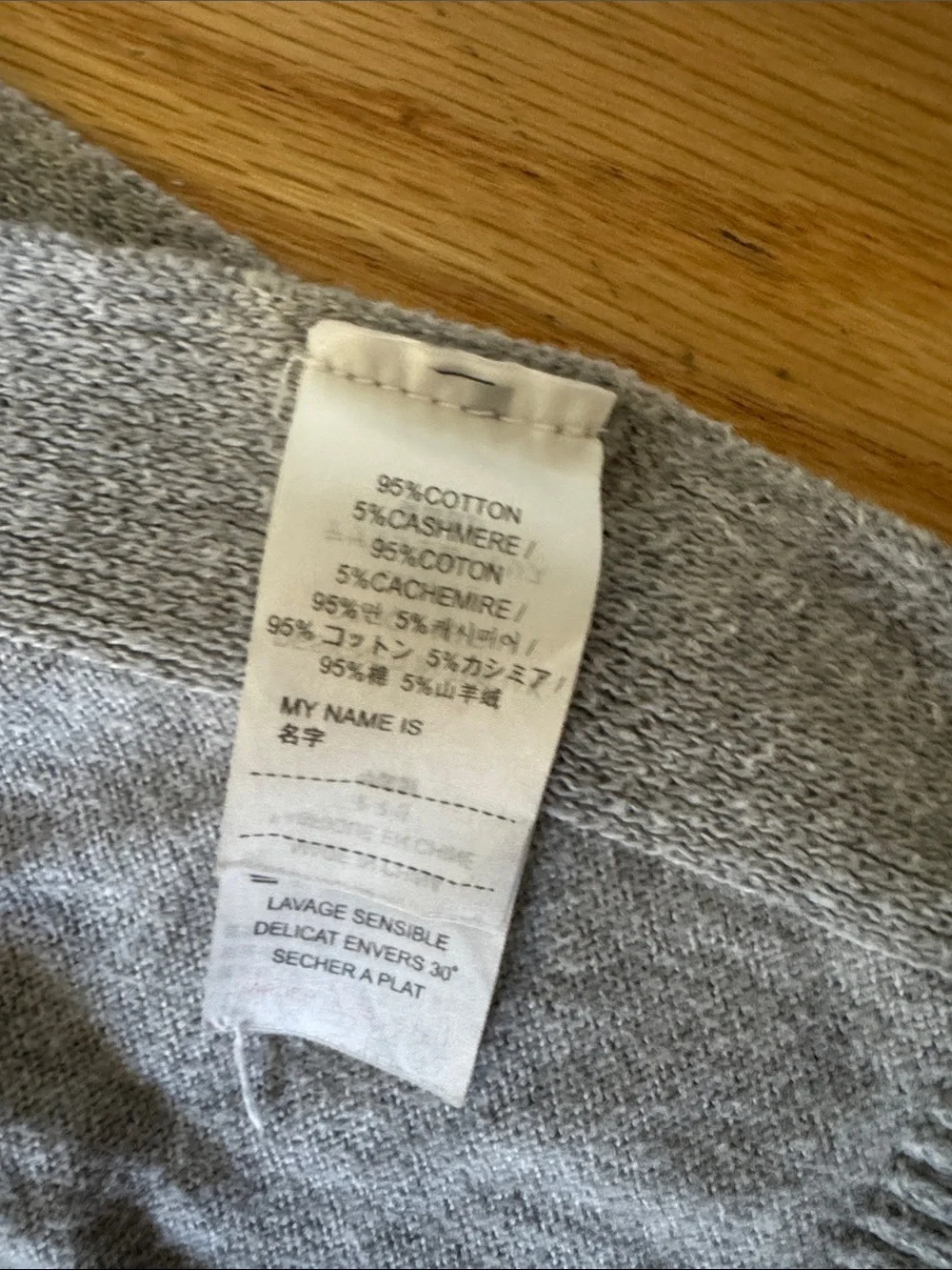 The Bonnie mob Kids Grey Rainbow Cloud Sweater cashmere cotton blanket unisex